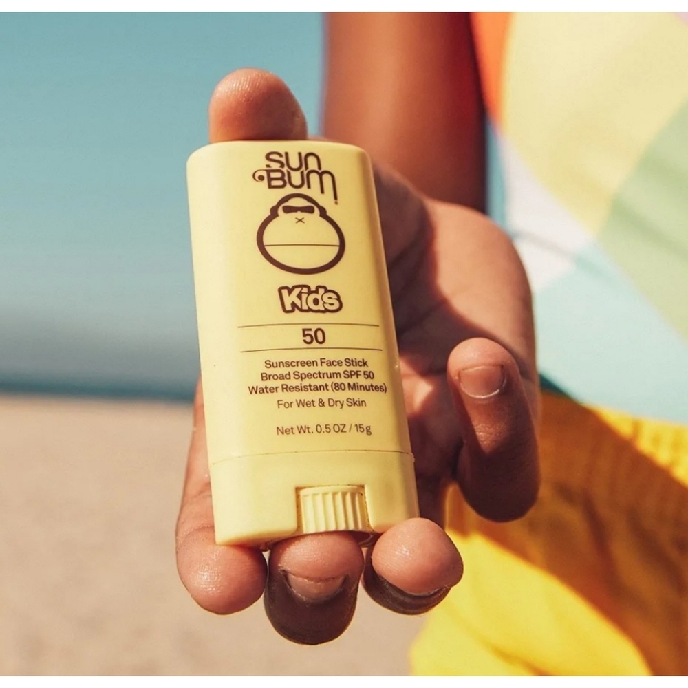 SunBum Kids SPF 50 Clear Sunscreen Face Stick 2 pk